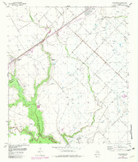 Download a high-resolution, GPS-compatible USGS topo map for Kendleton, TX (1981 edition)