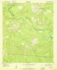 Download a high-resolution, GPS-compatible USGS topo map for Kennard NE, TX (1951 edition)