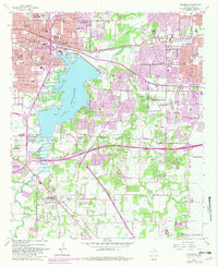 Download a high-resolution, GPS-compatible USGS topo map for Kennedale, TX (1982 edition)