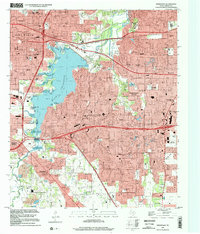 Download a high-resolution, GPS-compatible USGS topo map for Kennedale, TX (2002 edition)