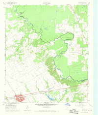 Download a high-resolution, GPS-compatible USGS topo map for Kerens, TX (1970 edition)