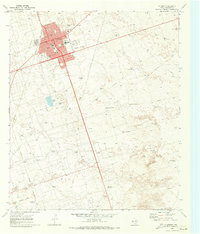preview thumbnail of historical topo map of Kermit, TX in 1970