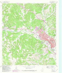 Download a high-resolution, GPS-compatible USGS topo map for Kerrville, TX (1982 edition)