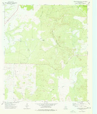 Download a high-resolution, GPS-compatible USGS topo map for Ketchum Mountain, TX (1976 edition)