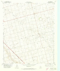 preview thumbnail of historical topo map of Dawson County, TX in 1970