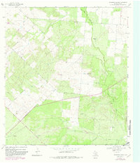 preview thumbnail of historical topo map of Frio County, TX in 1968