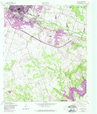 Download a high-resolution, GPS-compatible USGS topo map for Killeen, TX (1988 edition)