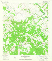 Download a high-resolution, GPS-compatible USGS topo map for Kingsbury, TX (1965 edition)