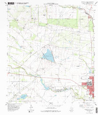Download a high-resolution, GPS-compatible USGS topo map for Kingsville West, TX (1979 edition)