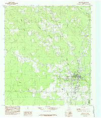 Download a high-resolution, GPS-compatible USGS topo map for Kirbyville, TX (1985 edition)