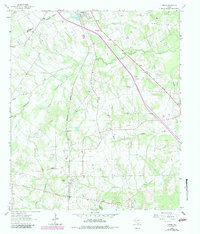 Download a high-resolution, GPS-compatible USGS topo map for Kirvin, TX (1983 edition)