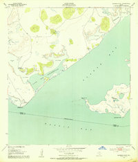 Download a high-resolution, GPS-compatible USGS topo map for Kleberg Point, TX (1953 edition)
