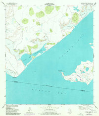 Download a high-resolution, GPS-compatible USGS topo map for Kleberg Point, TX (1977 edition)