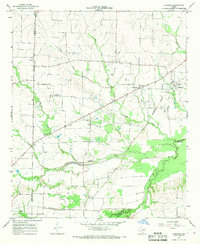 Download a high-resolution, GPS-compatible USGS topo map for Klondike, TX (1968 edition)