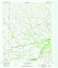 Download a high-resolution, GPS-compatible USGS topo map for Klondike, TX (1985 edition)