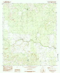 Download a high-resolution, GPS-compatible USGS topo map for Knickerbocker NW, TX (1984 edition)