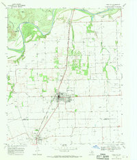 Download a high-resolution, GPS-compatible USGS topo map for Knox City, TX (1970 edition)