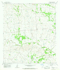 Download a high-resolution, GPS-compatible USGS topo map for Komensky, TX (1967 edition)