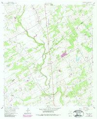 Download a high-resolution, GPS-compatible USGS topo map for Kosciusko, TX (1987 edition)