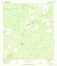 Download a high-resolution, GPS-compatible USGS topo map for La Chusa Hill, TX (1972 edition)