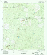 Download a high-resolution, GPS-compatible USGS topo map for La Chusa Hill, TX (1987 edition)