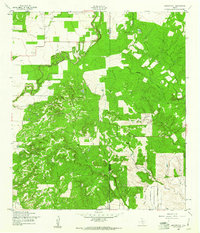 preview thumbnail of historical topo map of Medina County, TX in 1958