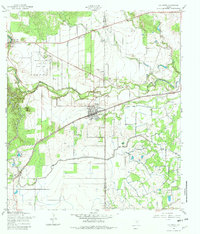 Download a high-resolution, GPS-compatible USGS topo map for La Coste, TX (1982 edition)