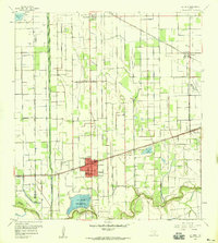 1956 Map of La Feria, TX, 1959 Print