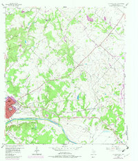 preview thumbnail of historical topo map of Fayette County, TX in 1957