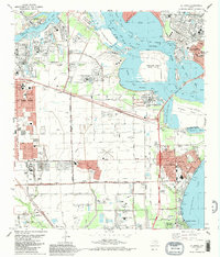 Download a high-resolution, GPS-compatible USGS topo map for La Porte, TX (1983 edition)