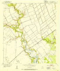 Download a high-resolution, GPS-compatible USGS topo map for La Salle, TX (1953 edition)