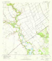 Download a high-resolution, GPS-compatible USGS topo map for La Salle, TX (1976 edition)