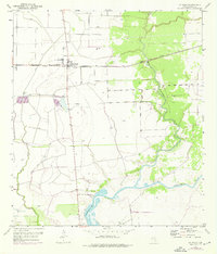 Download a high-resolution, GPS-compatible USGS topo map for La Ward, TX (1976 edition)