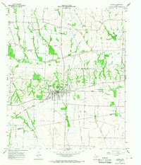 Download a high-resolution, GPS-compatible USGS topo map for Ladonia, TX (1968 edition)