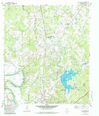 Download a high-resolution, GPS-compatible USGS topo map for Lake Bastrop, TX (1985 edition)