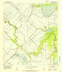 preview thumbnail of historical topo map of Fort Bend County, TX in 1953
