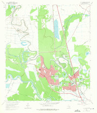 Download a high-resolution, GPS-compatible USGS topo map for Lake Jackson, TX (1975 edition)