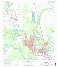 Download a high-resolution, GPS-compatible USGS topo map for Lake Jackson, TX (1977 edition)
