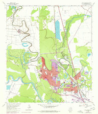 Download a high-resolution, GPS-compatible USGS topo map for Lake Jackson, TX (1977 edition)