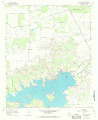 Download a high-resolution, GPS-compatible USGS topo map for Lake Kickapoo, TX (1968 edition)