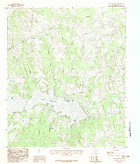 Download a high-resolution, GPS-compatible USGS topo map for Lake Murvaul, TX (1983 edition)