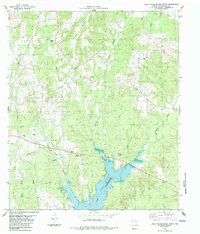 Download a high-resolution, GPS-compatible USGS topo map for Lake Nacogdoches North, TX (1983 edition)