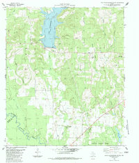 Download a high-resolution, GPS-compatible USGS topo map for Lake Nacogdoches South, TX (1983 edition)