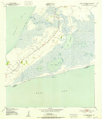 preview thumbnail of historical topo map of Chambers County, TX in 1943