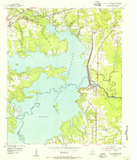 Download a high-resolution, GPS-compatible USGS topo map for Lake Texarkana, TX (1955 edition)