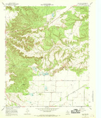 preview thumbnail of historical topo map of Briscoe County, TX in 1967