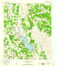 Download a high-resolution, GPS-compatible USGS topo map for Lake Weatherford, TX (1960 edition)