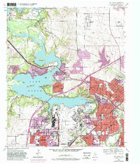 Download a high-resolution, GPS-compatible USGS topo map for Lake Worth, TX (1982 edition)