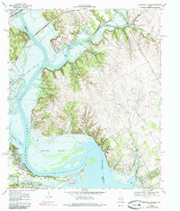 Download a high-resolution, GPS-compatible USGS topo map for Lakeside Village, TX (1985 edition)
