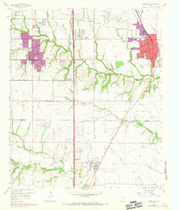 Download a high-resolution, GPS-compatible USGS topo map for Lancaster, TX (1969 edition)